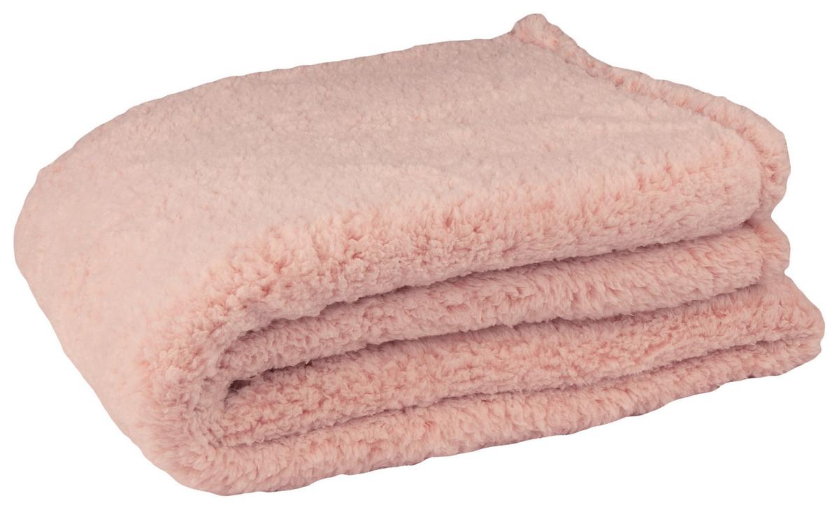 Kuscheldecke Cottony - Blau/Anthrazit, MODERN, Textil (150/200cm) - Luca Bessoni