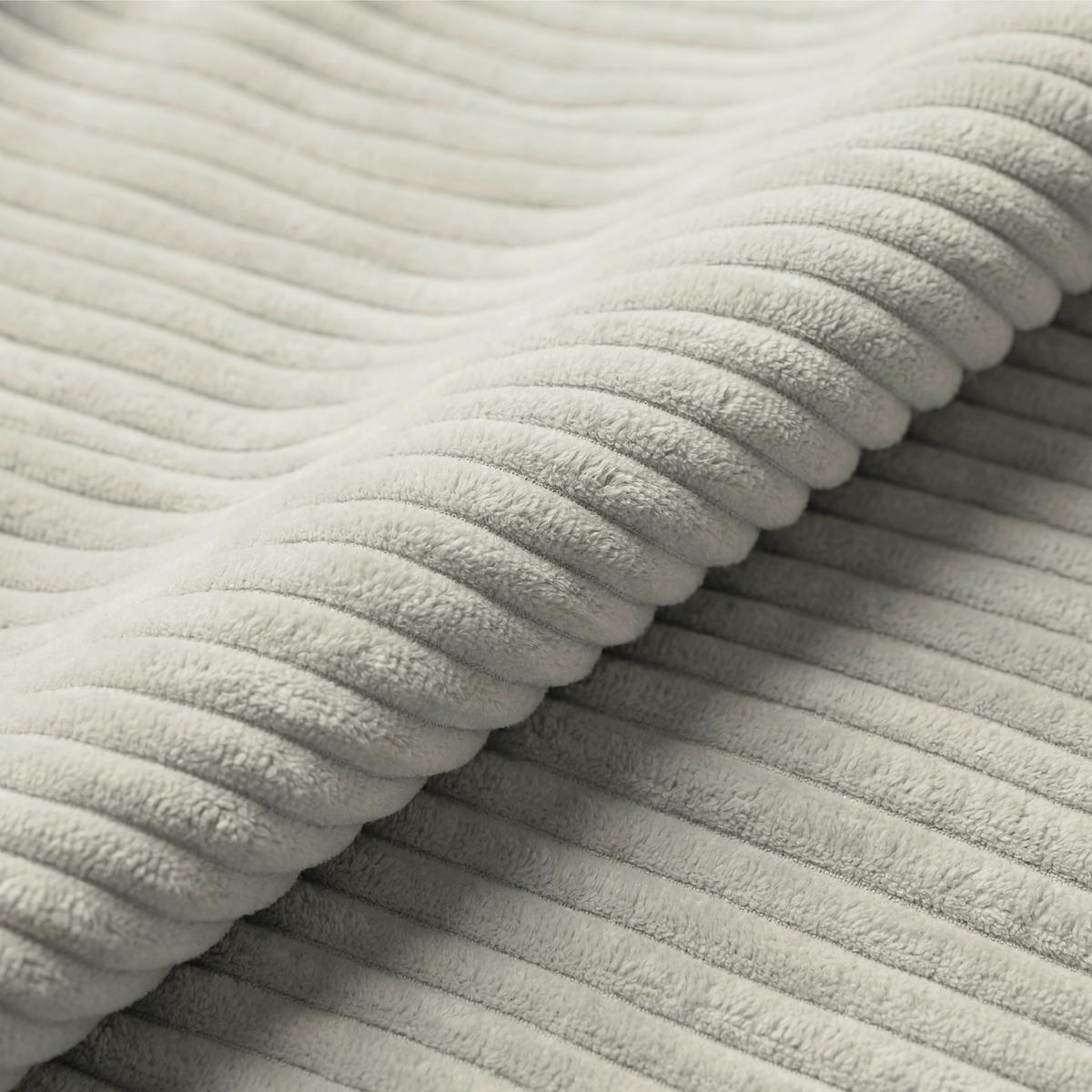 Rohová sedačka PEDRO, levá, krémový manšestr - černá/krémová, Moderní, textil/plast (190/300cm) - Mömax