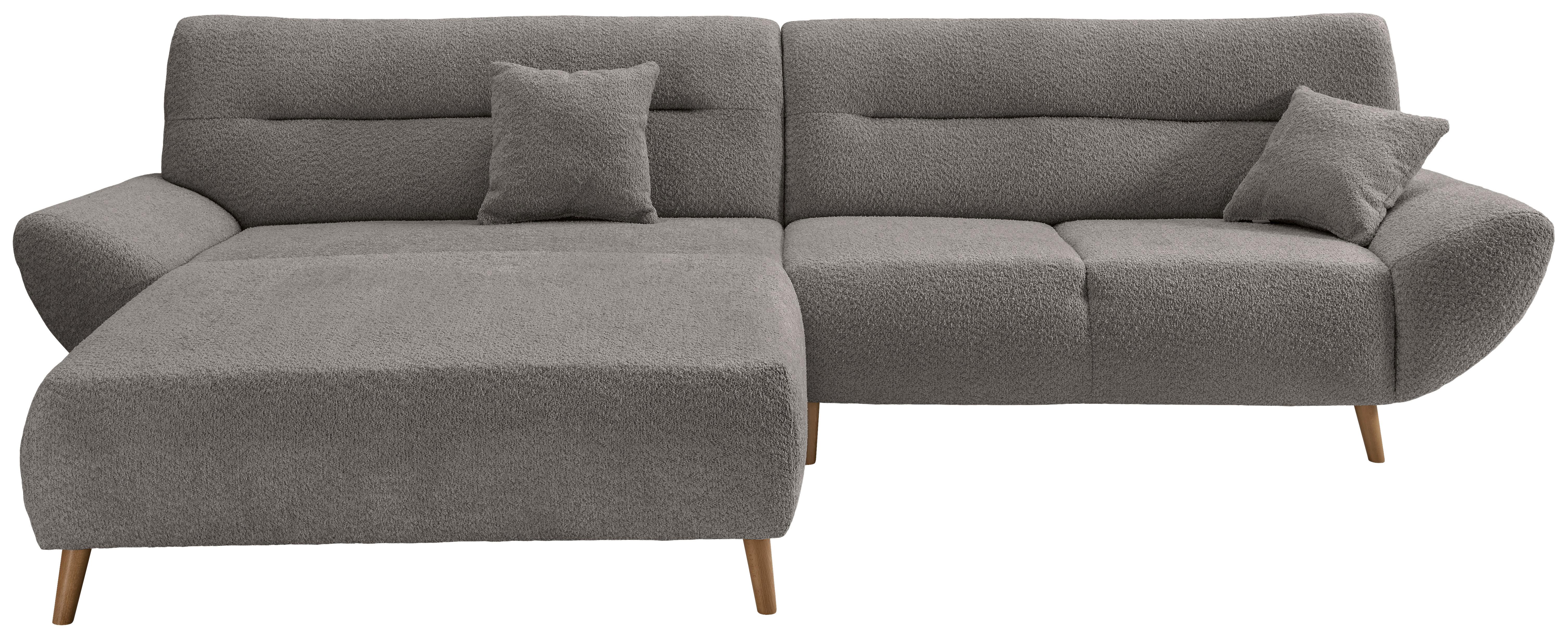 Ecksofa Drago, Anthrazit S: 166x290 cm - Wildeiche/Anthrazit, KONVENTIONELL, Textil (166/290cm) - MID.YOU