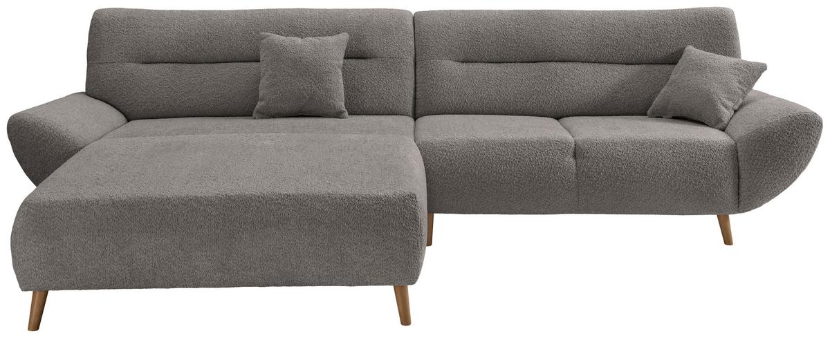Ecksofa Drago, Anthrazit S: 166x290 cm - Wildeiche/Anthrazit, KONVENTIONELL, Textil (166/290cm) - MID.YOU