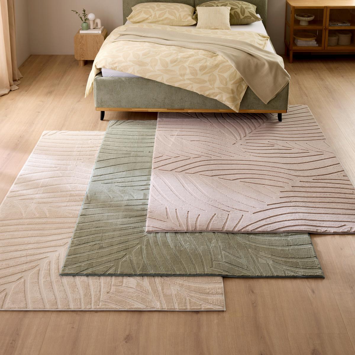 KOŽUŠINOVÝ KOBEREC BLATTA 2 - zelená, Konventionell, textil (120/160cm) - Mömax