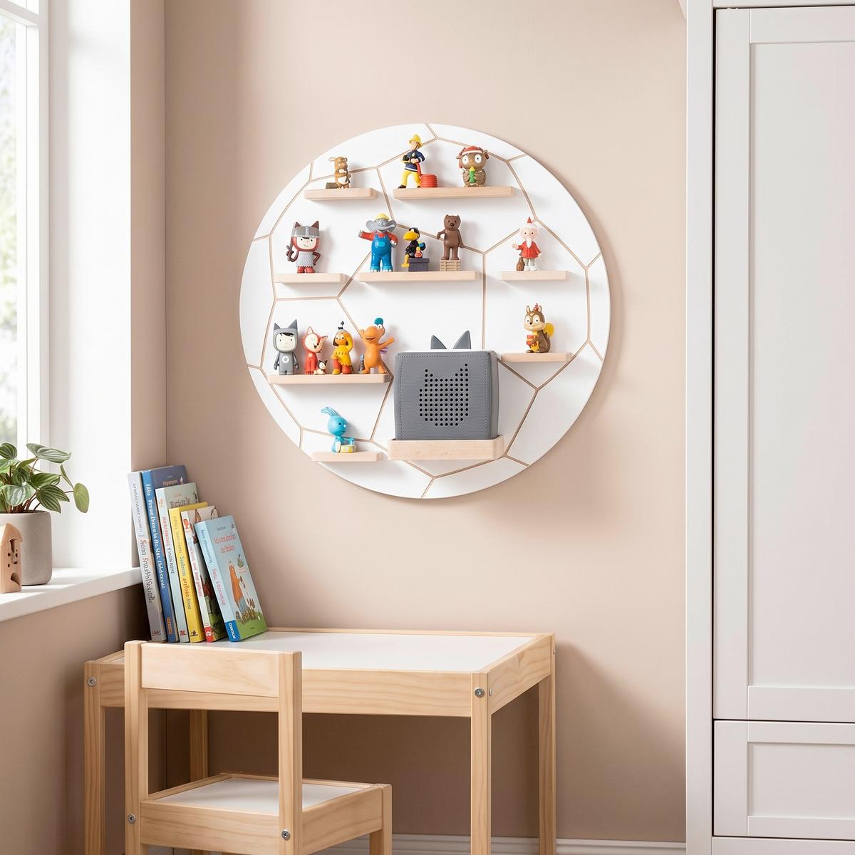 Kinderregal Boarti Weiß B: 50 cm - Weiß, MODERN, Holzwerkstoff (50/50/19cm) - Livetastic