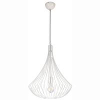 Hängeleuchte 29634 Balerina - Weiß Hochglanz, Design, Metall (90/38/90cm)