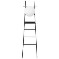 Dekoteiler Indoor H: 180 cm - Schwarz, Trend, Metall (46/180cm)