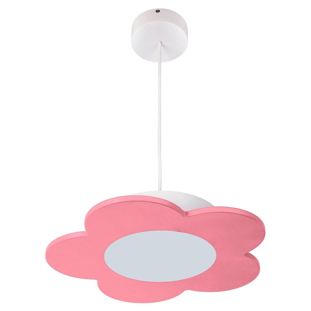 Kinderhängeleuchte 9550122 Fiore - Rosa, Basics, Holzwerkstoff/Kunststoff (33/70cm)