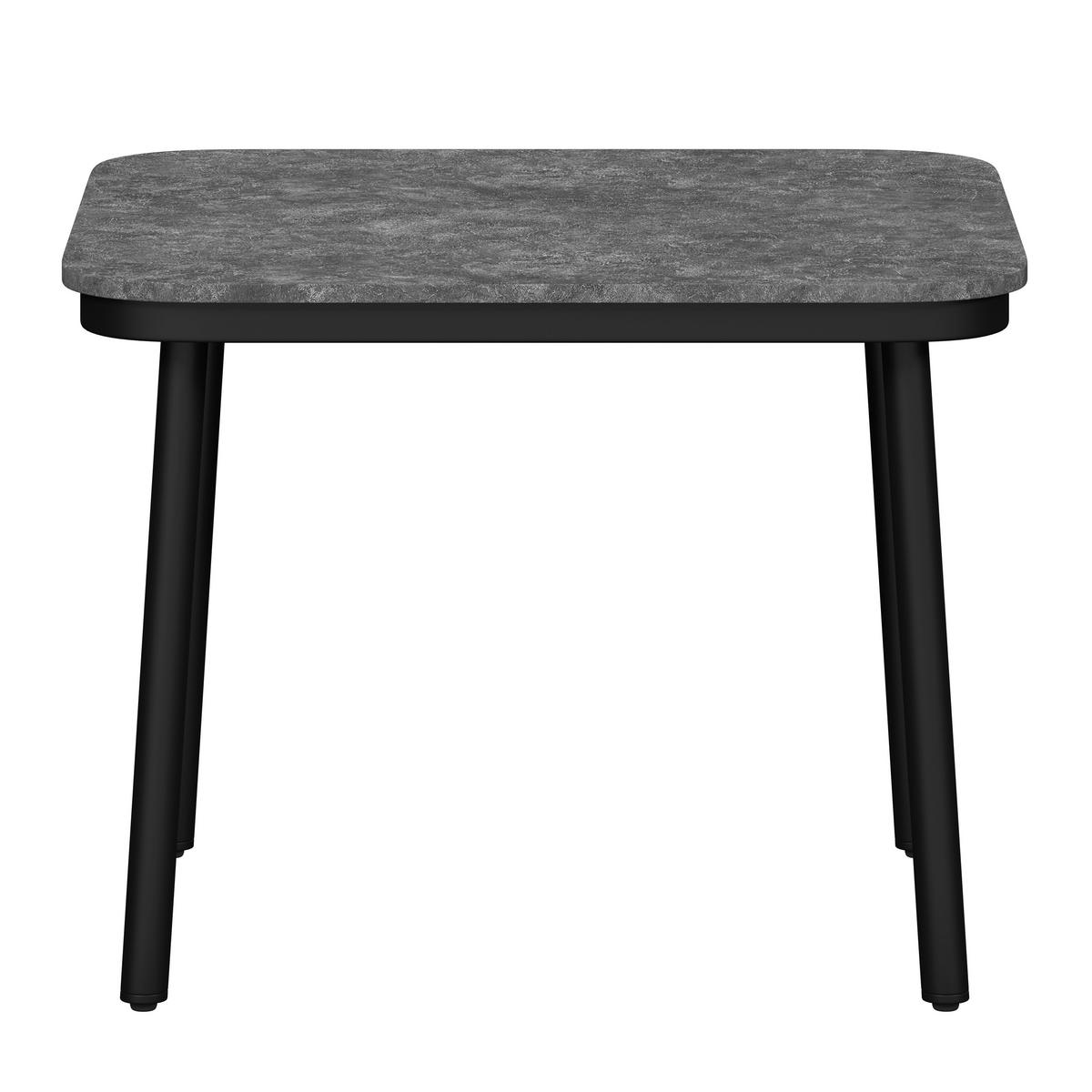 JEDÁLENSKÁ TERASOVÁ SÚPRAVA LISSA - čierna/farba hrušky, Modern, kov/textil - Bessagi Garden