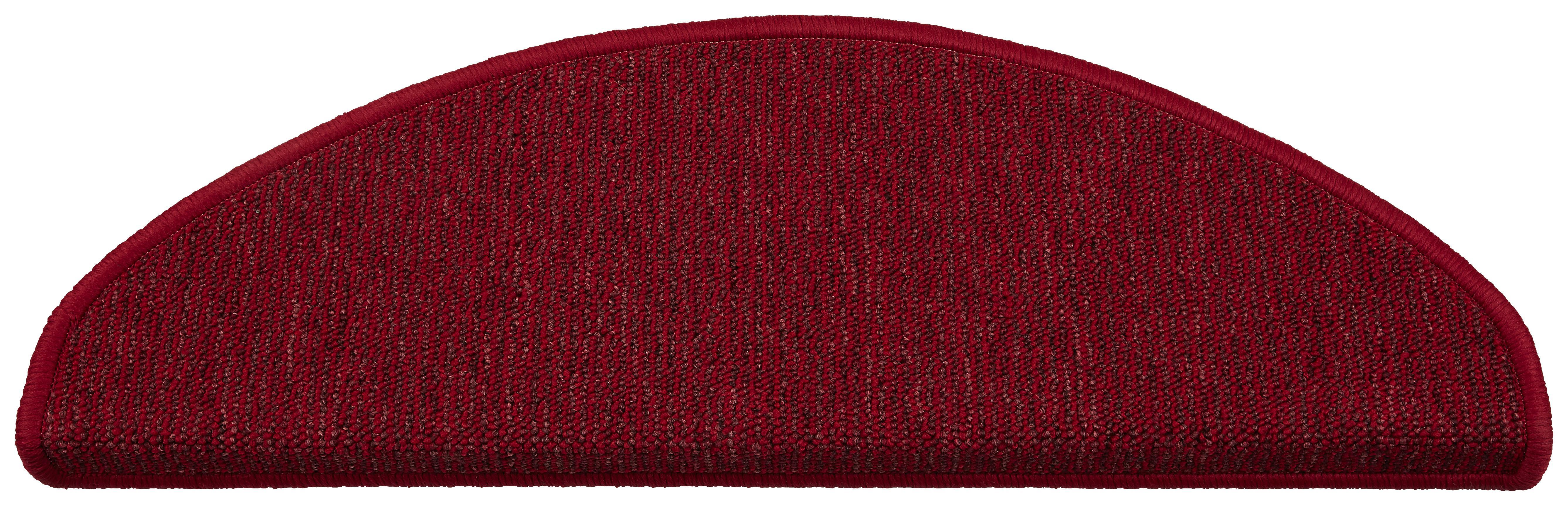 Lépcsőszőnyeg Tobago - Piros, Basics, Textil (65/21/4cm) - Homezone