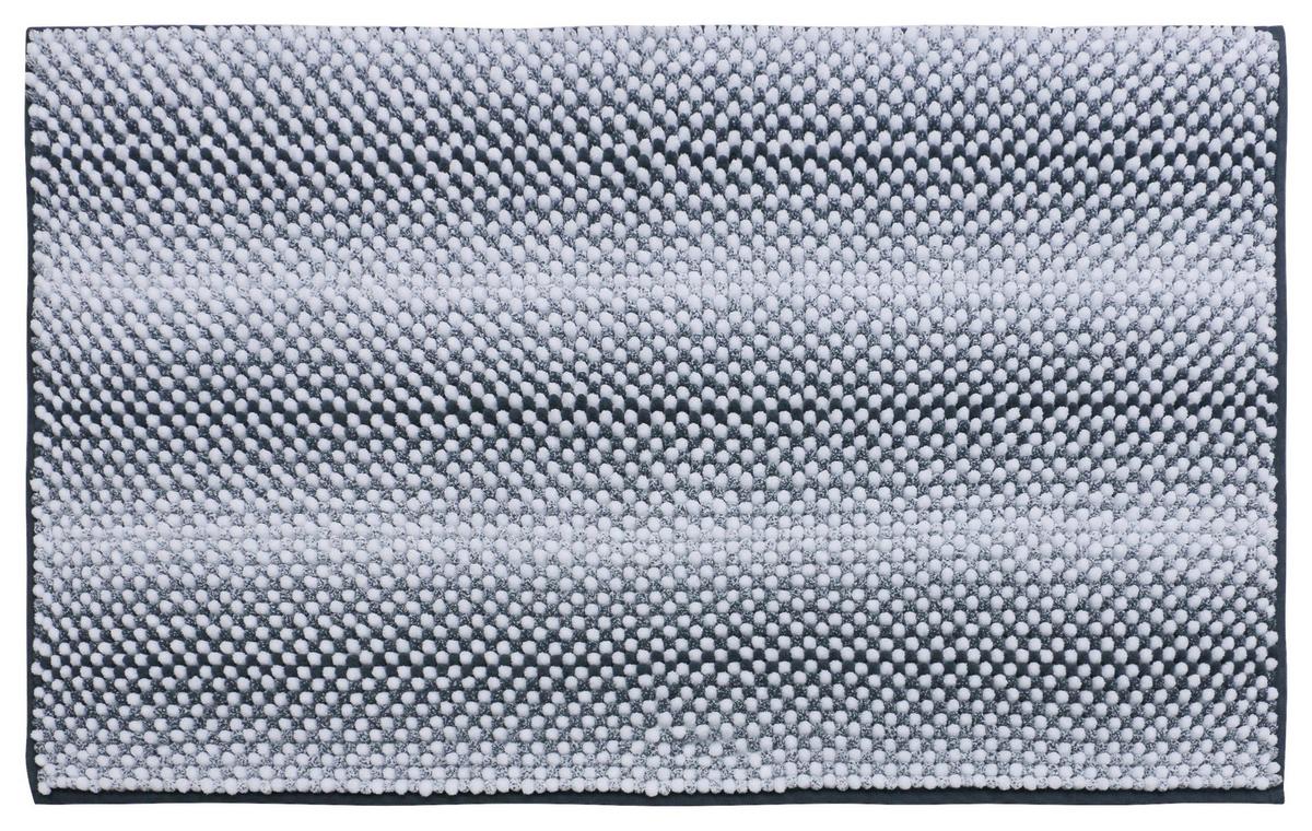 Fürdőszobaszőnyeg Doris Kb. 50/80cm - antracit, Modern, textil (50/80cm) - Luca Bessoni