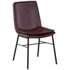 Stuhl-set Brady 125 Braun - Schwarz/Braun, Design, Kunststoff/Metall (46/84/60cm) - Kayoom
