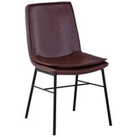 Stuhl-set Brady 125 Braun - Schwarz/Braun, Design, Kunststoff/Metall (46/84/60cm) - Kayoom