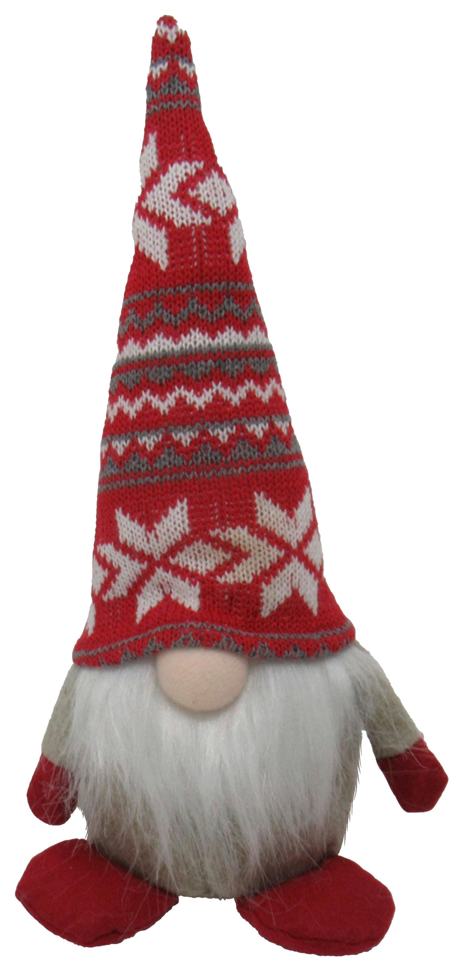Skřítek LOONY - světle červená/béžová hnědá, Konvenční, textil/keramika (12/26/11cm) - Mömax