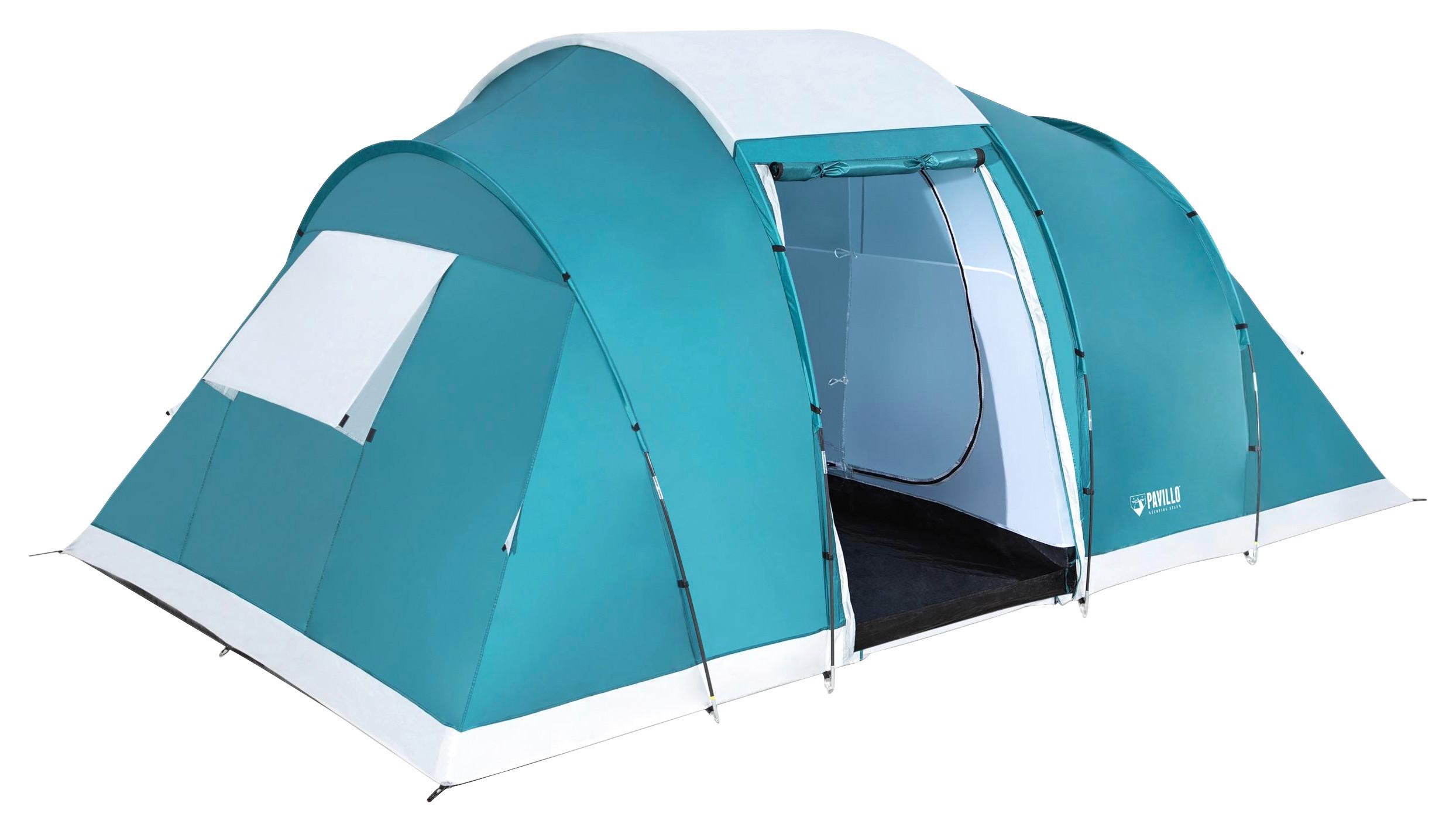 Zelt Pavillo für 6 Personen 490x280x200 cm, Blau