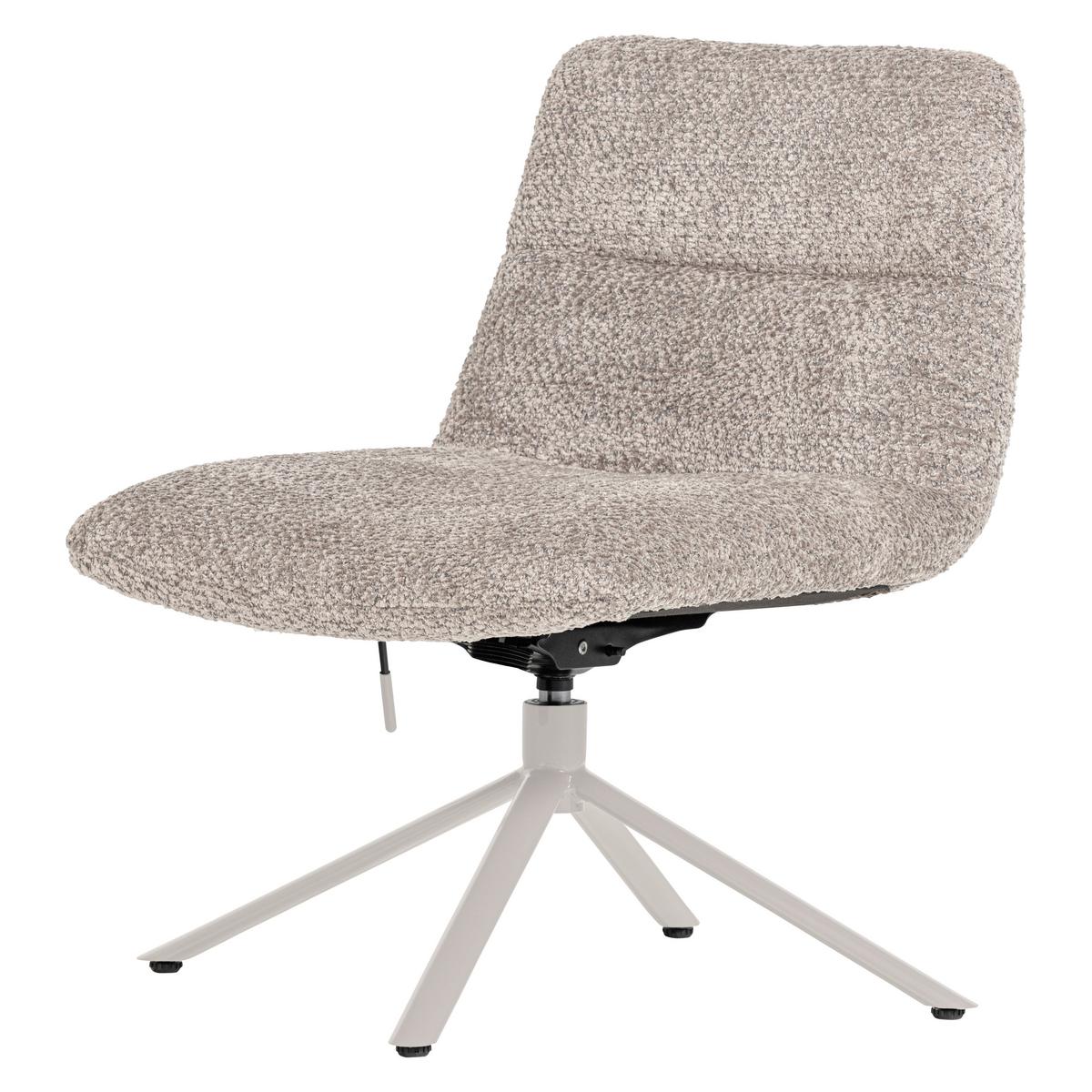 SESSEL Soren Grau B: 73cm - Grau, MODERN, Textil/Metall (73/82/62cm) - Livetastic