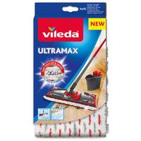 Potah na mop VILEDA ULTRAMAX MICROFIBRE 2V1 - červená, Konvenční, textil/plast - Vileda