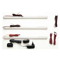 Glasbodenbeleuchtung Valencia Led 12 V, 3 Er Set - Schwarz/Weiß, Design, Kunststoff/Metall (30/1cm) - MID.YOU