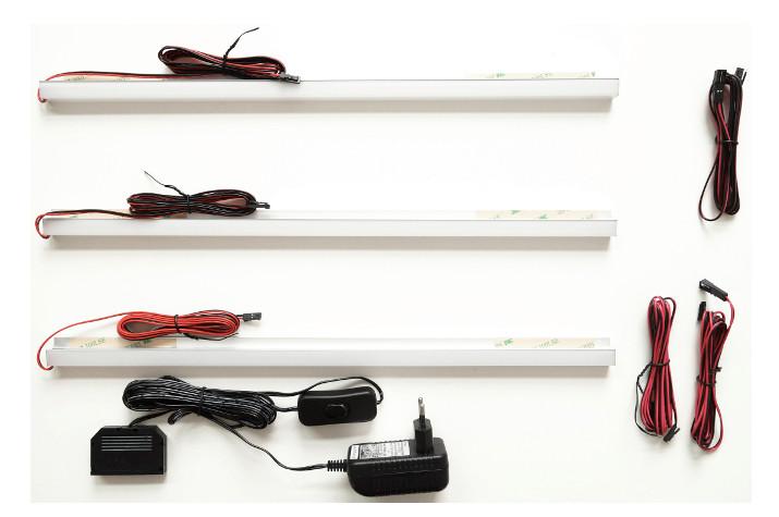 Glasbodenbeleuchtung Valencia Led 12 V, 3 Er Set
