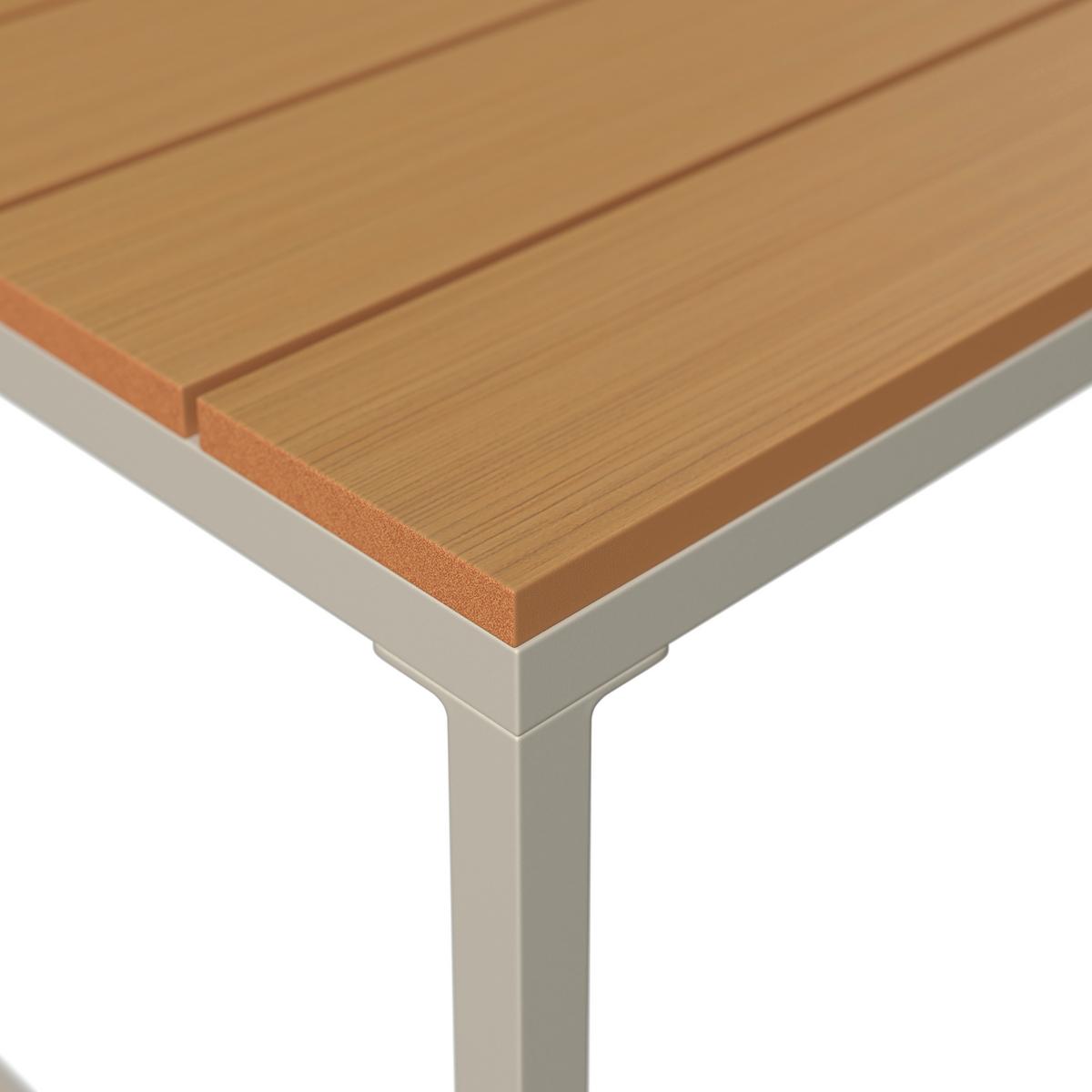 Loungegarnitur Palermo - Naturfarben/Grau, MODERN, Kunststoff/Textil (219/148cm) - Beldano