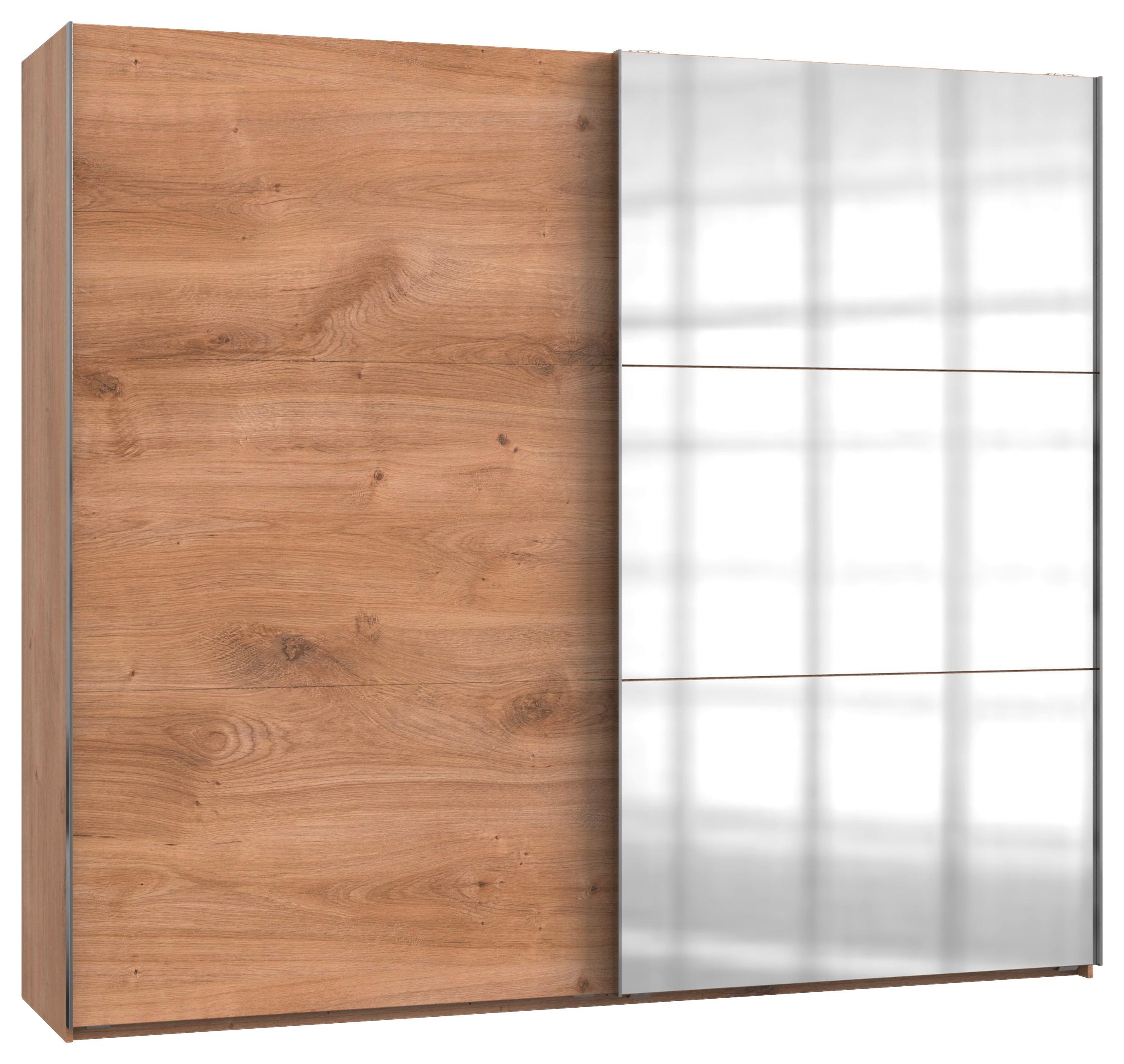 Schwebetürenschrank B: 250 Cm Level, Eichefarben