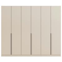 Šatníková skriňa Alabama Super ALABAMA-SUPER - šampanská/hliníková, Modern, kompozitné drevo (271/229/54cm)