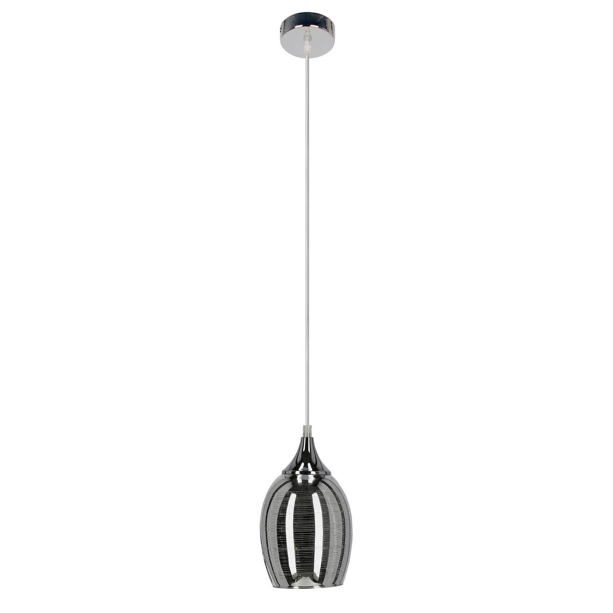 Hängeleuchte 31-60174 - Chromfarben, Design, Metall (14/14/125cm)