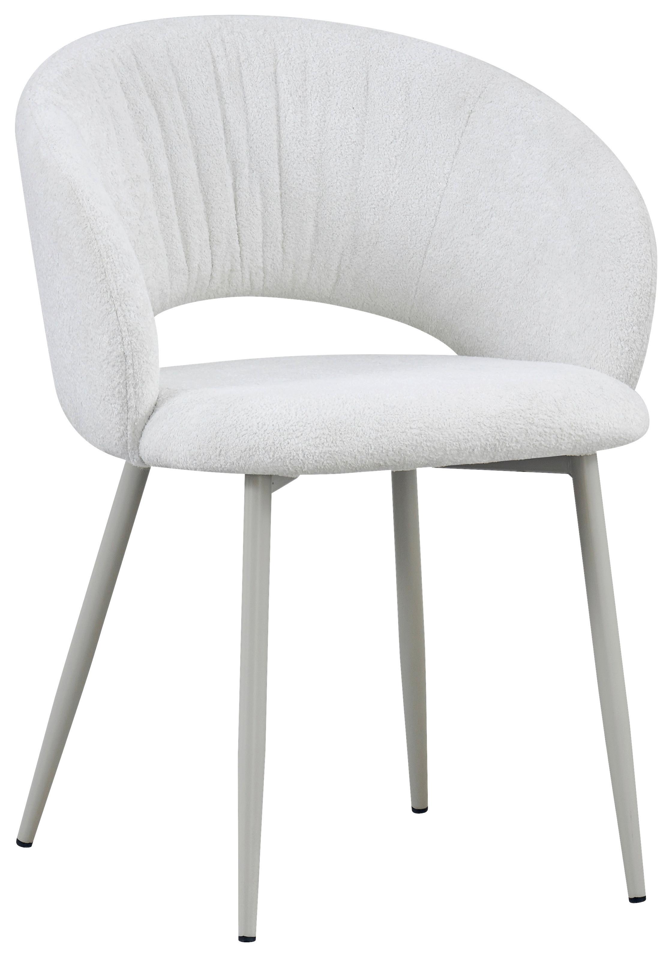 Jídelní židle s područkami BENTE, béžová - béžová, Design, kov/dřevo (58/78/57cm) - Mömax