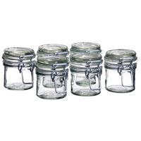 Einmachgläser 6er-Set Gothika je ca. 90 ml, auslaufsicher - Transparent, Basics, Glas (6,5/7,6cm) - Mäser