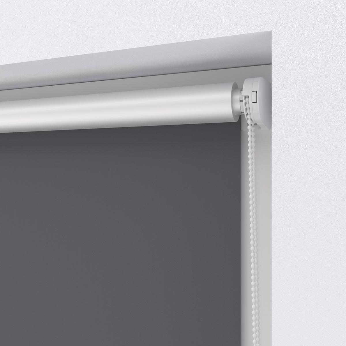 Rollo Thermo 80x150 cm mit Kettenzug - Grau, Basics, Kunststoff (80/150cm)