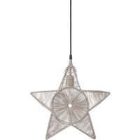 Dekostern 3924018 Regina Star - Beige, Basics, Metall (40/40cm)