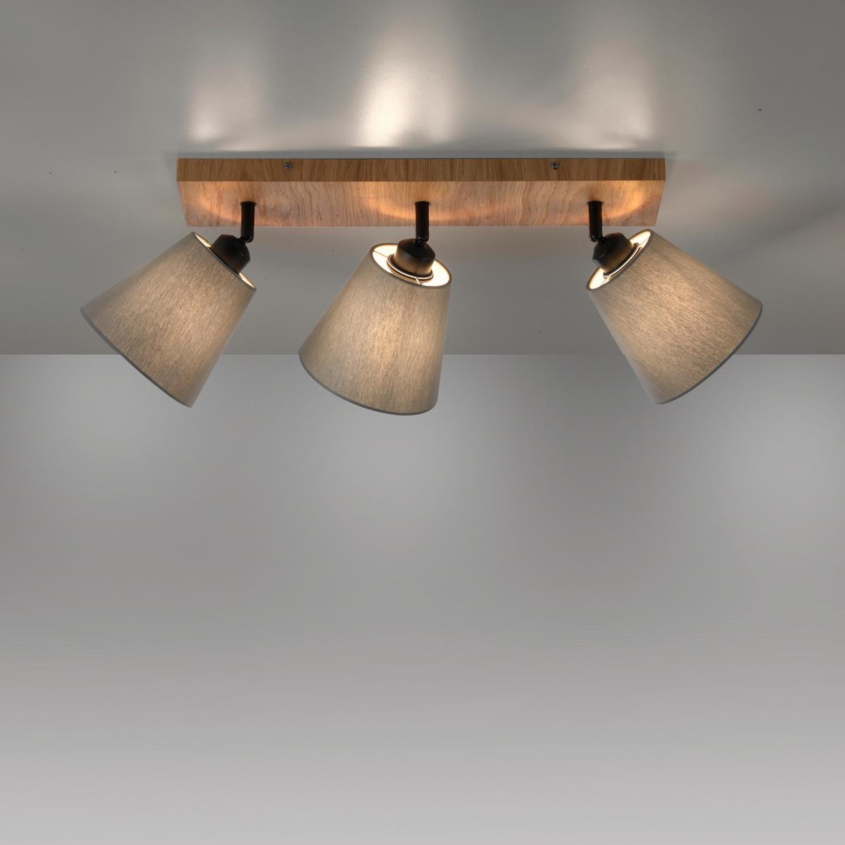 Deckenleuchte 11582-79 Gerda - Natur, Holzwerkstoff/Metall (77/28/26cm)