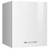 Küchenoberschrank Mailand Weiß B: 50 Cm - Weiß Hochglanz/Weiß, MODERN, Holzwerkstoff (50/57/34cm) - Held
