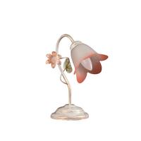 Tischlampe 4217/L Weiß 4217/L - Weiß, Natur, Glas/Metall (23/15/31cm)