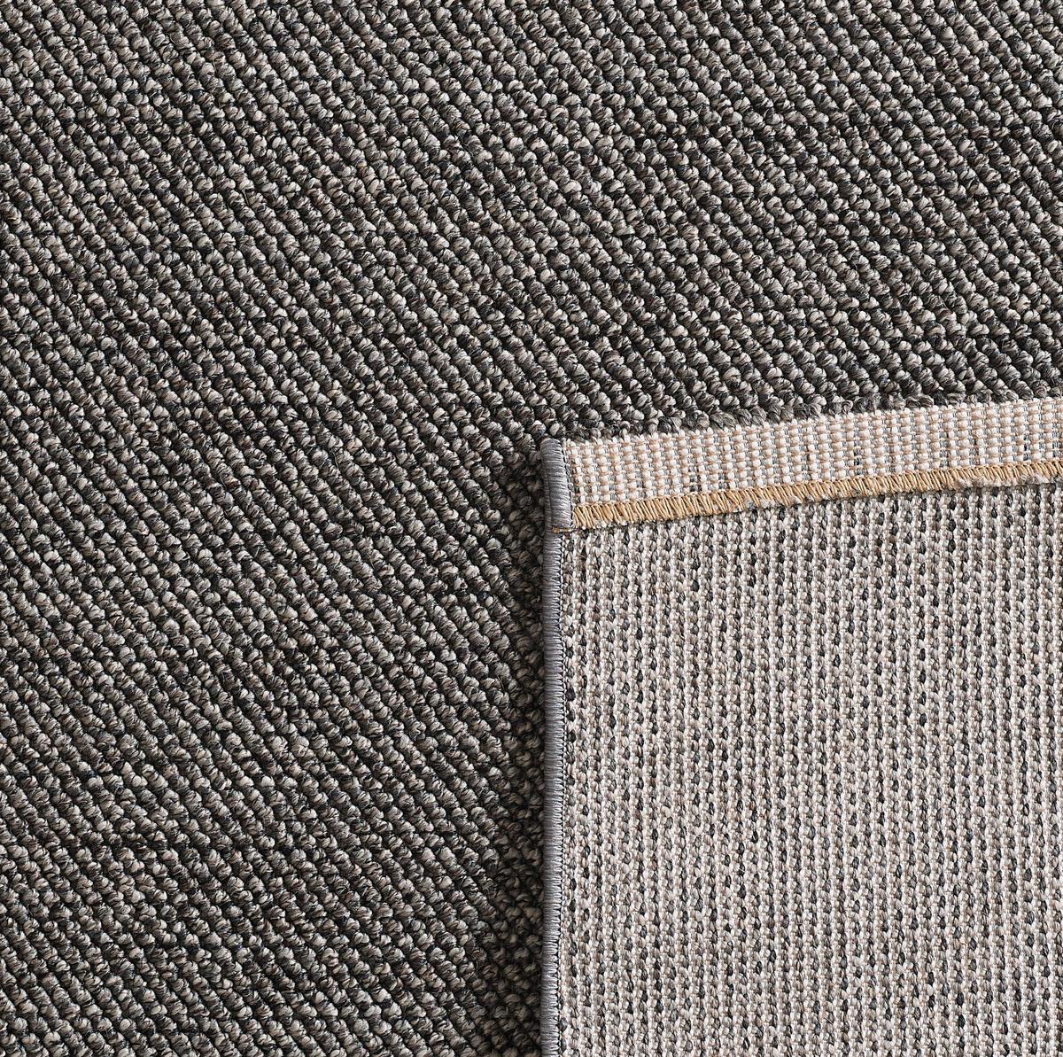 Webteppich Loom 200 X 290 4300 Grey - Grau, Basics, Textil (200/290cm) - Novel