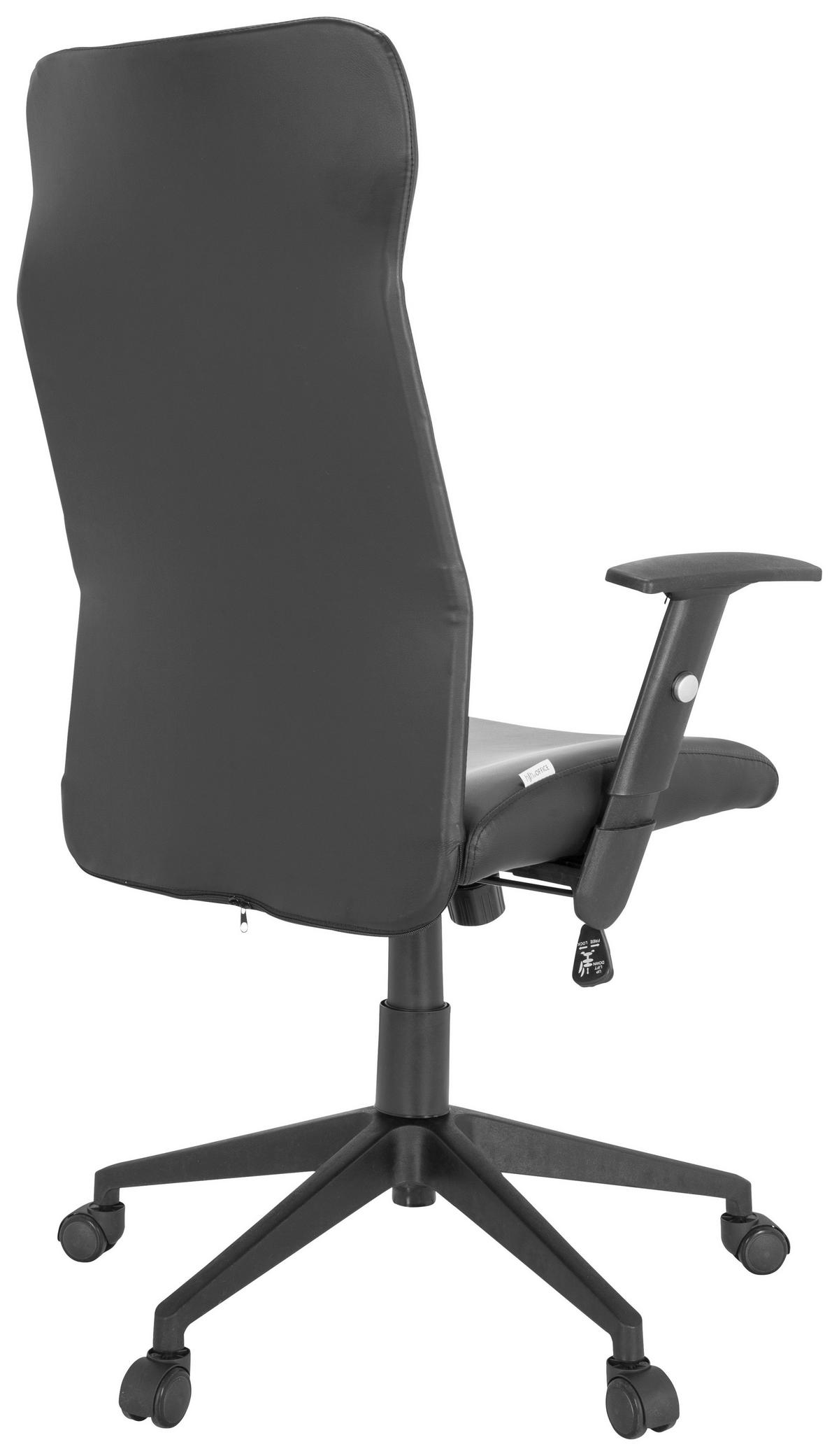 Drehstuhl Arton 30 Schwarz - Schwarz, MODERN, Kunststoff/Textil (72/115/55cm) - MID.YOU