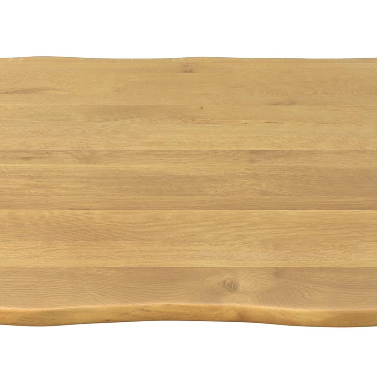 Jídelní stůl Jackie, š: 180 cm - černá/barvy dubu, Moderní, kov/dřevo (180/90/76cm) - Bessagi Home