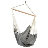 Hängesessel Chillax Grau Für Deckenmontage Bis 100 Kg - Grau, KONVENTIONELL, Textil (120/130cm) - Ondega