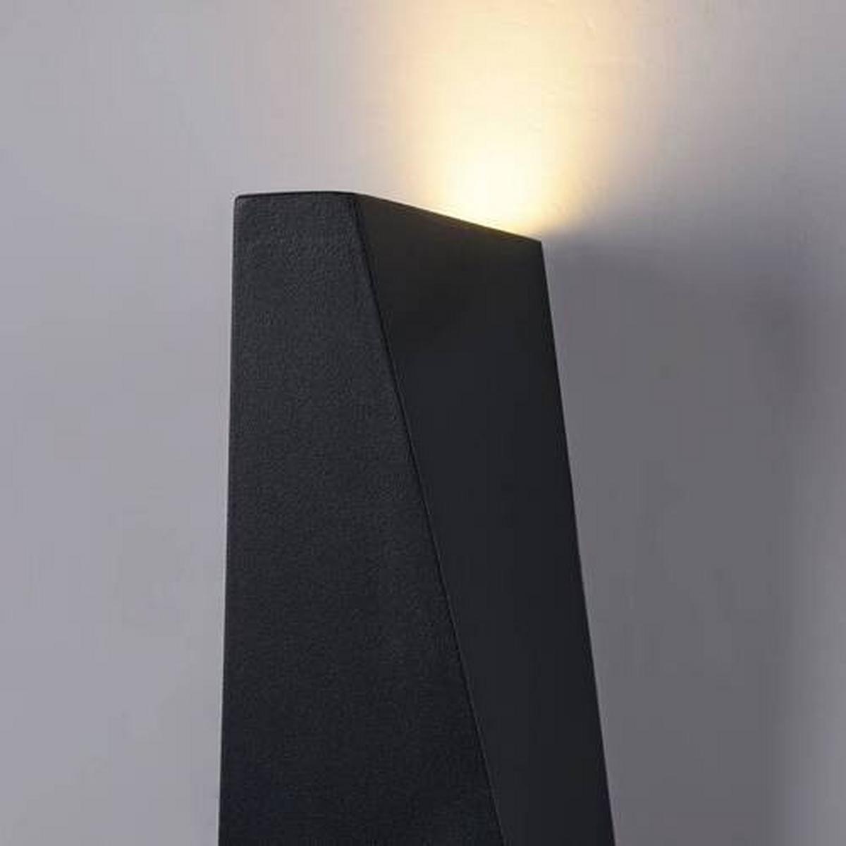 Außenwandleuchte Times Square - Schwarz, Trend, Metall (20/9/9cm) - MAYTONI