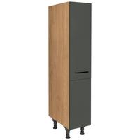 Apothekerschrank Easytouch - Eichefarben/Grün, MODERN, Holzwerkstoff/Metall (30/168/58cm) - Nobilia