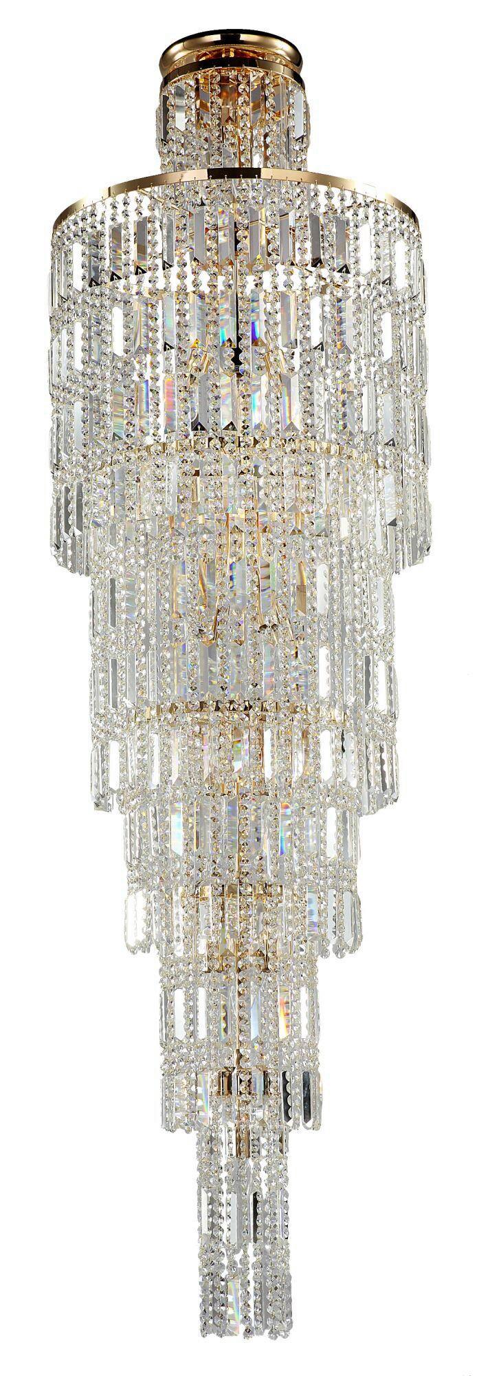 Kronleuchter Niagara - Goldfarben, Trend, Metall (50/170cm) - MAYTONI