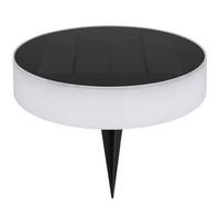Solarleuchte 36417 - Opal/Schwarz, Design, Kunststoff (15,3/56,1cm) - Globo