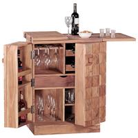 Barschrank Wl1.736 - Akaziefarben, Design, Holz (65/91/50cm) - MID.YOU