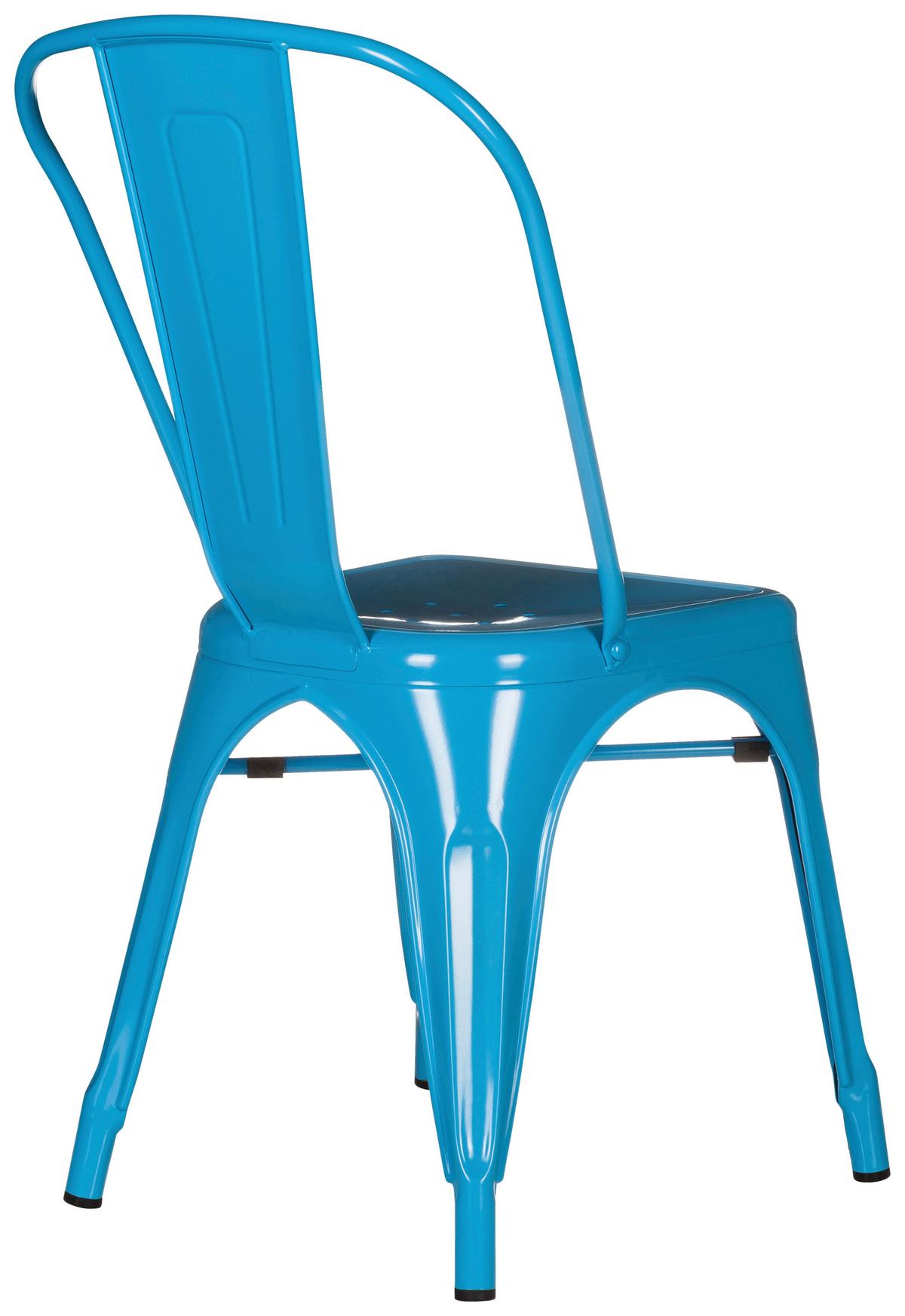 Stuhl Vantaggio Comfort Stapelbar Hellblau Bis 150 Kg - Hellblau, Basics, Metall (44/84/54cm) - MID.YOU