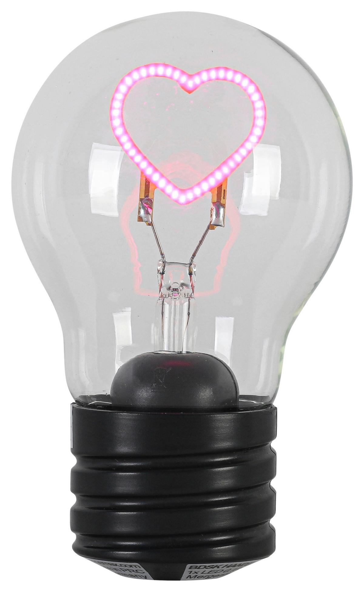 DEKORAČNÍ LED SVÍTIDLO BIRNI - černá/průhledné, Moderní, kov/plast (7/12cm) - Mömax