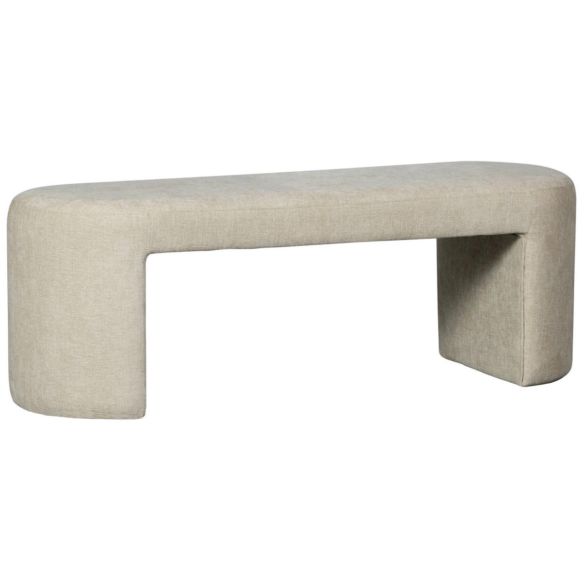 Sitzbank Jacob Naturfarben B: 130 cm - Naturfarben, KONVENTIONELL, Textil (130/46/46cm) - Livetastic