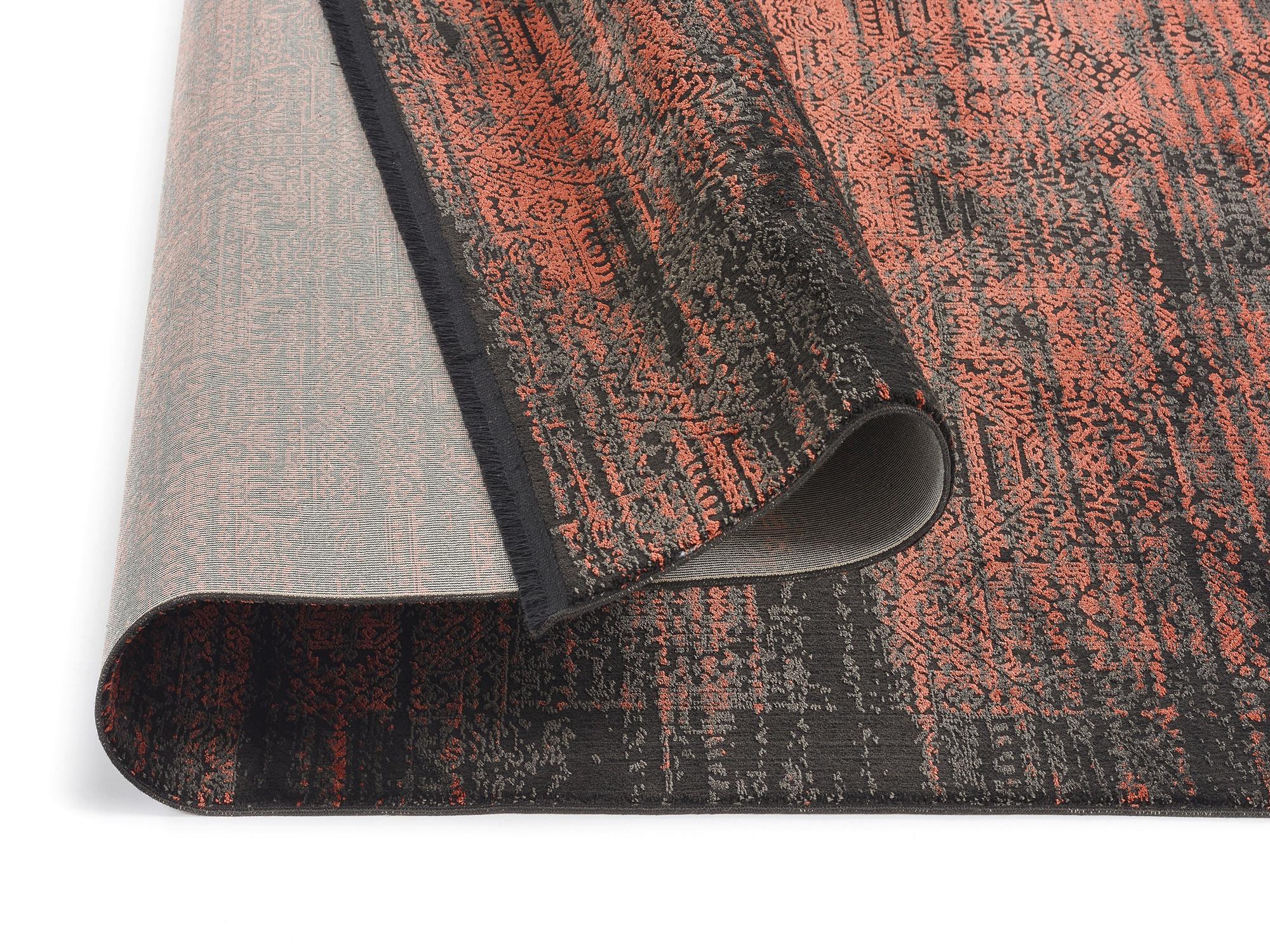 Webteppich Rio Kupferfarben 155x230 cm - Kupferfarben, Design, Textil (155/230cm) - Dieter Knoll
