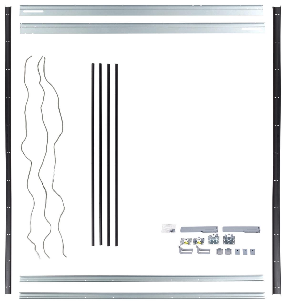 MONTÁŽNÍ BALÍČEK UNIT - černá, Moderní, kov/plast - Ondega