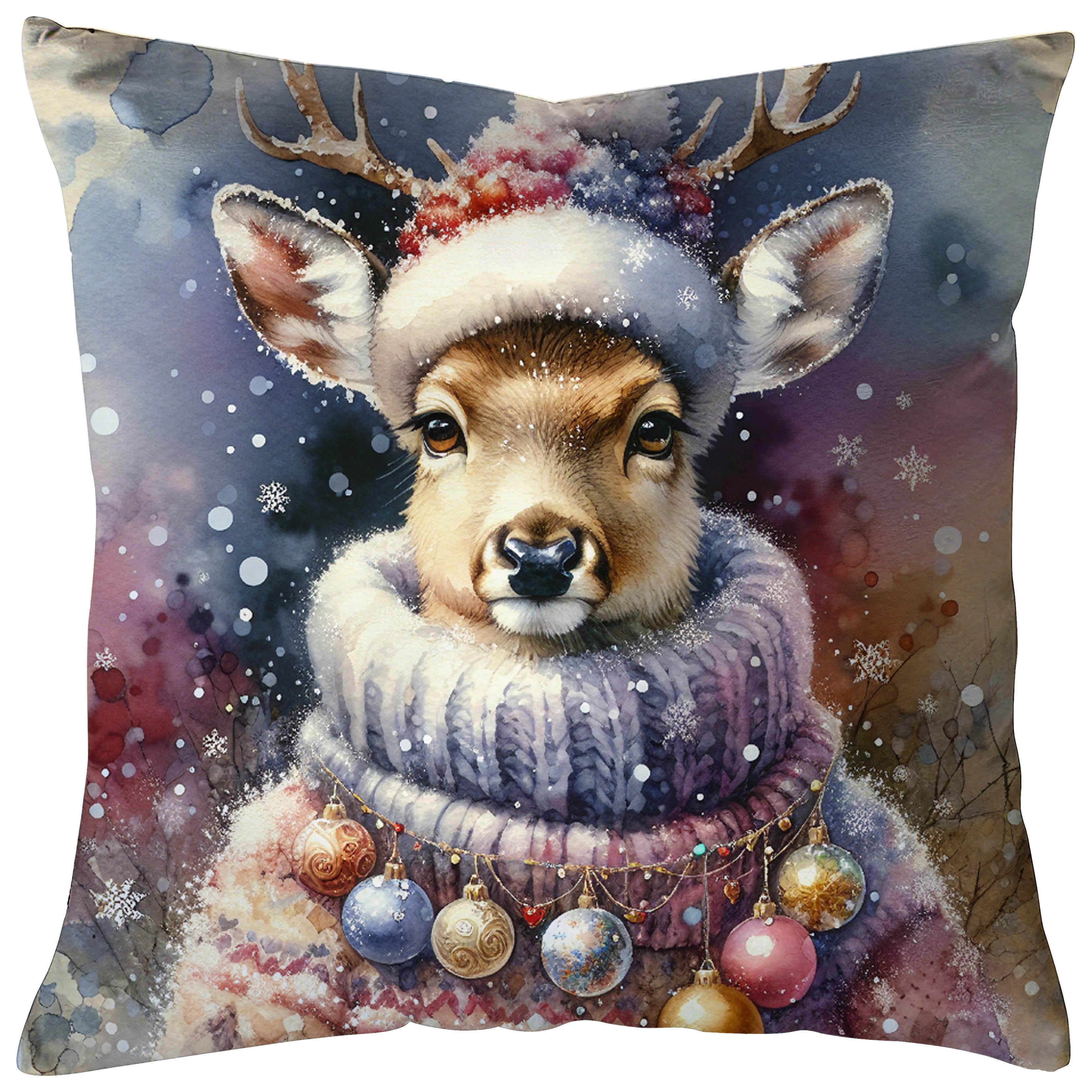 ZIERKISSEN WINTER WORLD - Multicolor, ROMANTIK / LANDHAUS, Textil (35/35cm) - James Wood