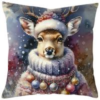 ZIERKISSEN WINTER WORLD - Multicolor, ROMANTIK / LANDHAUS, Textil (35/35cm) - James Wood