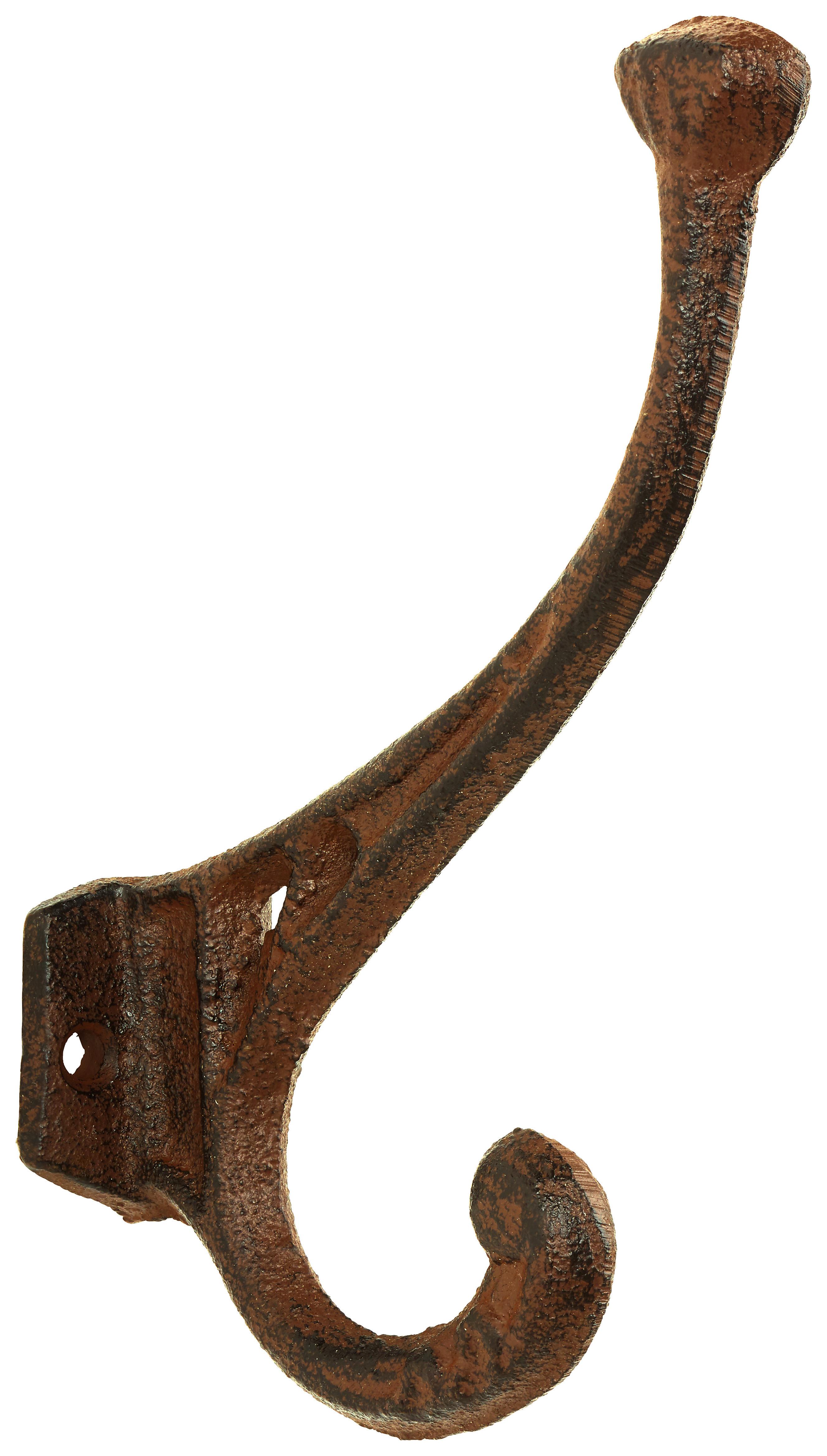 HÁČIK HOOK - hnedá, Romantik / Landhaus, kov (10/15/3cm) - Mömax