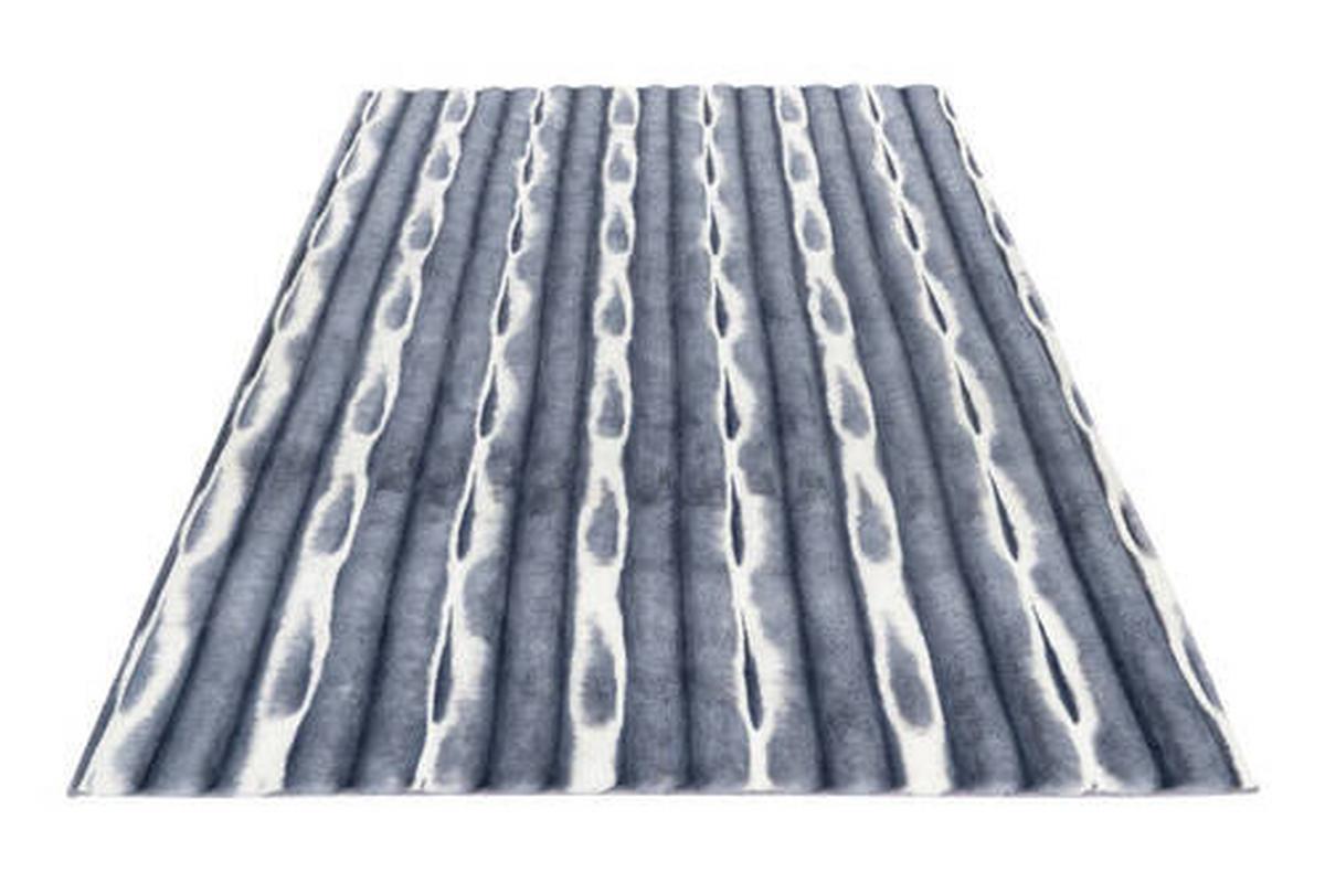 Fellteppich My Waves 305 - Blau, Basics, Textil (160/230cm) - Obsession