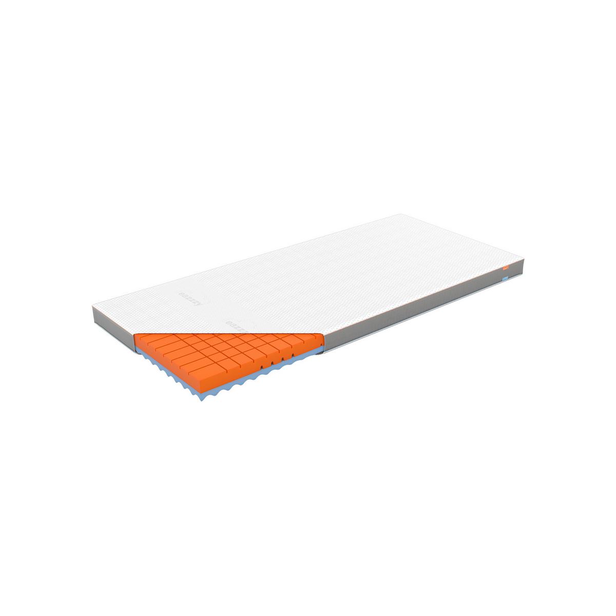 Eazzzy Premium Cube Topper Weiß LF: 90x200cm - Weiß, Basics, Kunststoff (90/200cm) - Genius